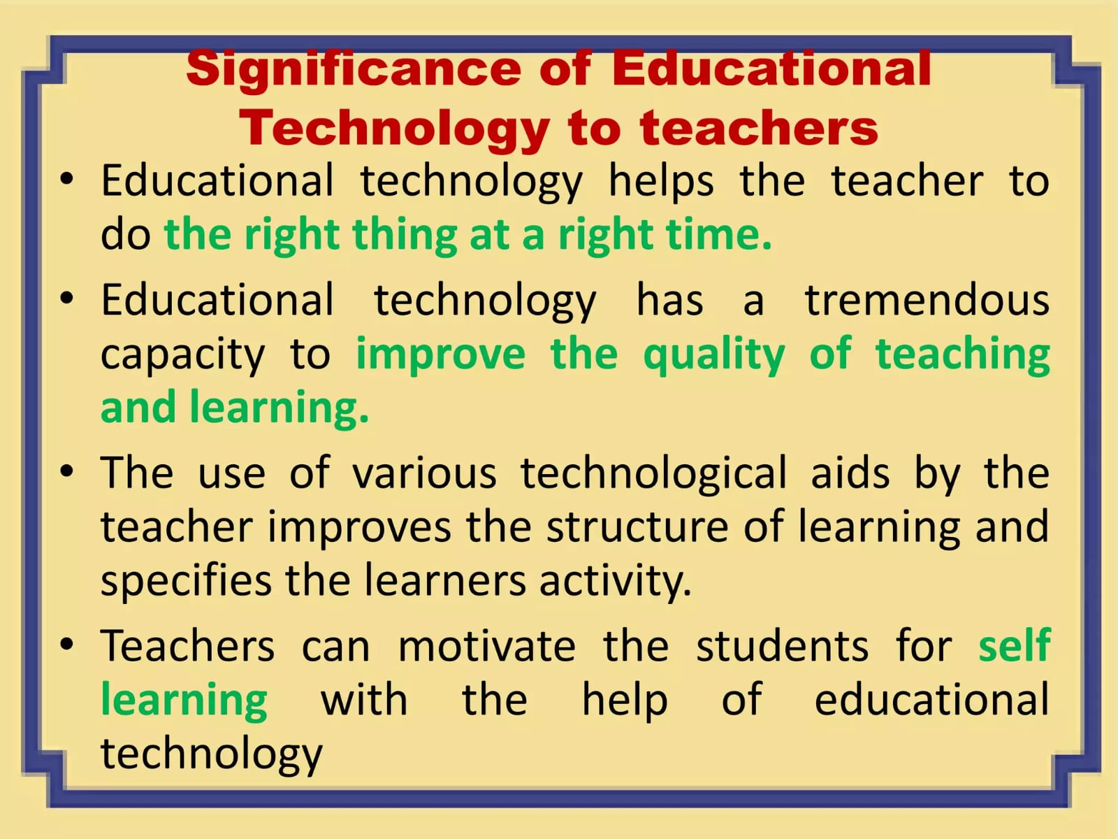 Barriers to Learning